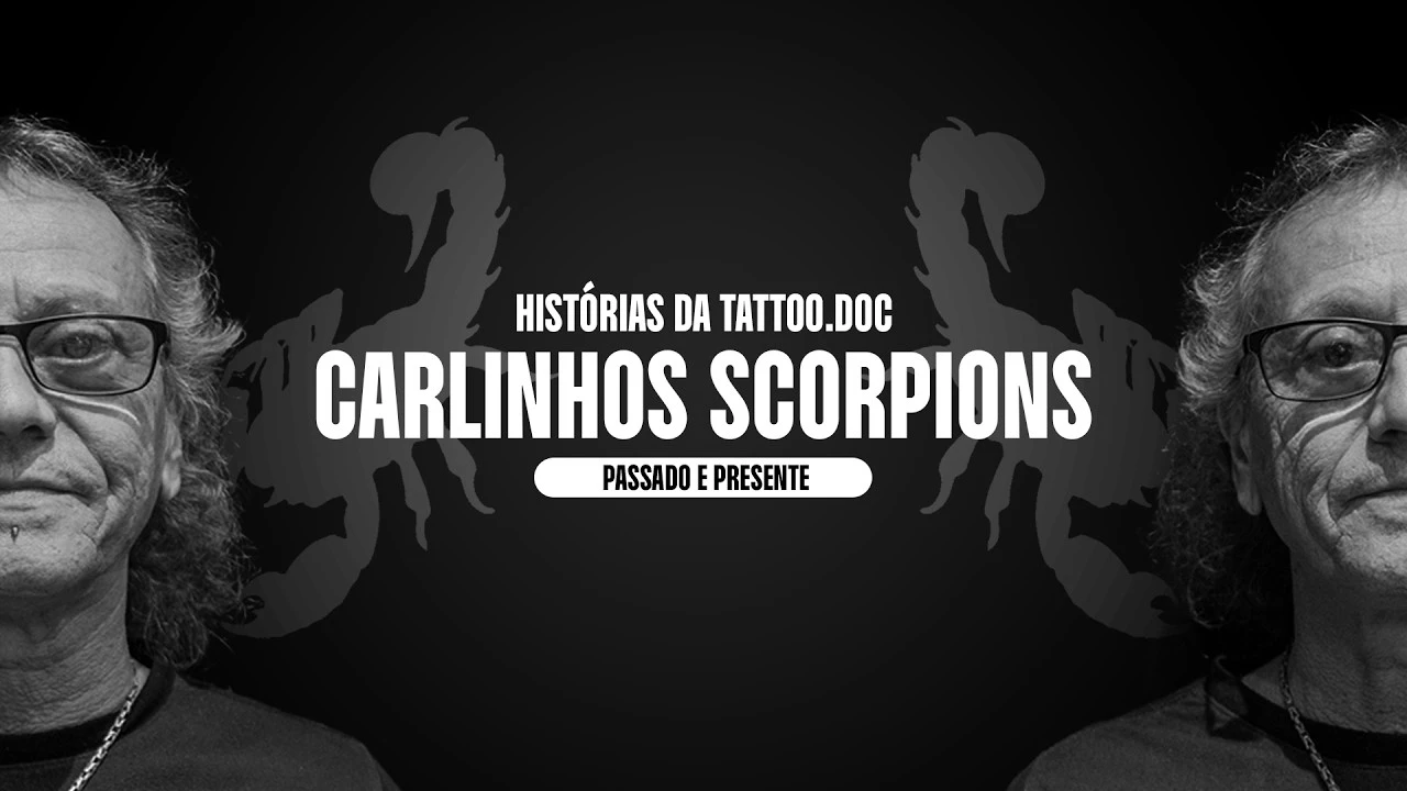 Capa oficial do episódio Carlinhos Scorpions — Passado e presente, com seu retrato